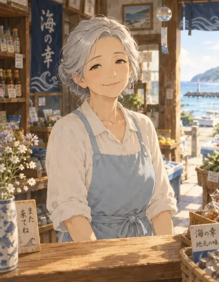 森川汐角色插画 - 花魁 · 第 4 位｜糖心VLOg花魁榜